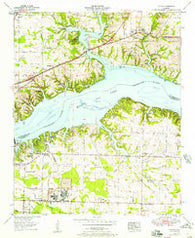 Killen Alabama Historical topographic map, 1:24000 scale, 7.5 X 7.5 Minute, Year 1953