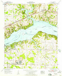 Killen Alabama Historical topographic map, 1:24000 scale, 7.5 X 7.5 Minute, Year 1953