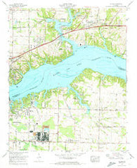 Killen Alabama Historical topographic map, 1:24000 scale, 7.5 X 7.5 Minute, Year 1971