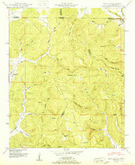 King Cove Alabama Historical topographic map, 1:24000 scale, 7.5 X 7.5 Minute, Year 1951