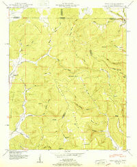 King Cove Alabama Historical topographic map, 1:24000 scale, 7.5 X 7.5 Minute, Year 1951