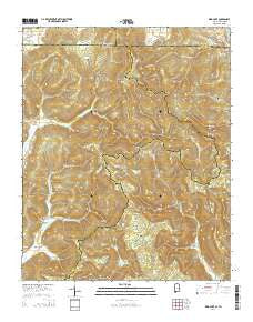 King Cove Alabama Current topographic map, 1:24000 scale, 7.5 X 7.5 Minute, Year 2014