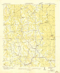 Kinlock Spring Alabama Historical topographic map, 1:24000 scale, 7.5 X 7.5 Minute, Year 1936