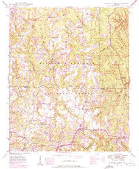 Kinlock Spring Alabama Historical topographic map, 1:24000 scale, 7.5 X 7.5 Minute, Year 1947