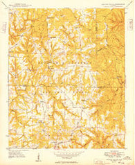 Kinlock Spring Alabama Historical topographic map, 1:24000 scale, 7.5 X 7.5 Minute, Year 1949
