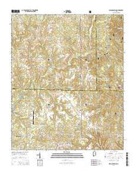 Kinlock Spring Alabama Current topographic map, 1:24000 scale, 7.5 X 7.5 Minute, Year 2014