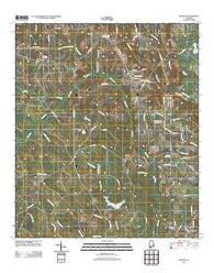 Kinston Alabama Historical topographic map, 1:24000 scale, 7.5 X 7.5 Minute, Year 2011
