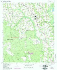 Kinston Alabama Historical topographic map, 1:24000 scale, 7.5 X 7.5 Minute, Year 1969