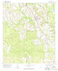 Kinston Alabama Historical topographic map, 1:24000 scale, 7.5 X 7.5 Minute, Year 1969