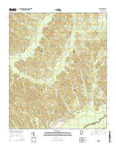 Kirk Alabama Current topographic map, 1:24000 scale, 7.5 X 7.5 Minute, Year 2014