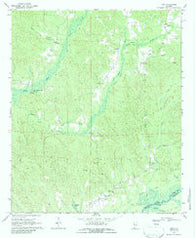 Kirk Alabama Historical topographic map, 1:24000 scale, 7.5 X 7.5 Minute, Year 1970