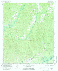 Kirk Alabama Historical topographic map, 1:24000 scale, 7.5 X 7.5 Minute, Year 1970