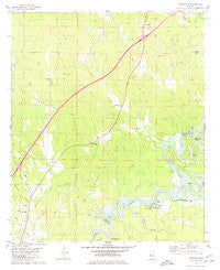 Knoxville Alabama Historical topographic map, 1:24000 scale, 7.5 X 7.5 Minute, Year 1980