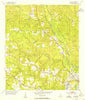 Kushla Alabama Historical topographic map, 1:24000 scale, 7.5 X 7.5 Minute, Year 1953