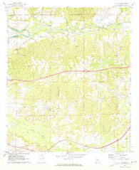 La Place Alabama Historical topographic map, 1:24000 scale, 7.5 X 7.5 Minute, Year 1971