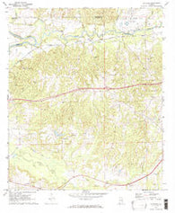 La Place Alabama Historical topographic map, 1:24000 scale, 7.5 X 7.5 Minute, Year 1971