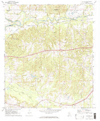 La Place Alabama Historical topographic map, 1:24000 scale, 7.5 X 7.5 Minute, Year 1971