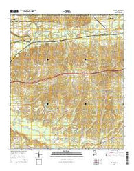 La Place Alabama Current topographic map, 1:24000 scale, 7.5 X 7.5 Minute, Year 2014