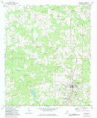 Lafayette Alabama Historical topographic map, 1:24000 scale, 7.5 X 7.5 Minute, Year 1971
