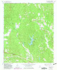 Lake Lurleen Alabama Historical topographic map, 1:24000 scale, 7.5 X 7.5 Minute, Year 1978