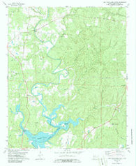 Lake Tuscaloosa North Alabama Historical topographic map, 1:24000 scale, 7.5 X 7.5 Minute, Year 1978