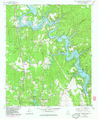 Lake Tuscaloosa South Alabama Historical topographic map, 1:24000 scale, 7.5 X 7.5 Minute, Year 1978