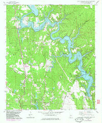 Lake Tuscaloosa South Alabama Historical topographic map, 1:24000 scale, 7.5 X 7.5 Minute, Year 1978