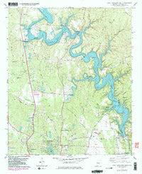 Lake Tuscaloosa South Alabama Historical topographic map, 1:24000 scale, 7.5 X 7.5 Minute, Year 1978
