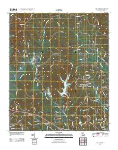 Lake Lurleen Alabama Historical topographic map, 1:24000 scale, 7.5 X 7.5 Minute, Year 2011