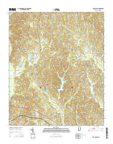 Lake Lurleen Alabama Current topographic map, 1:24000 scale, 7.5 X 7.5 Minute, Year 2014
