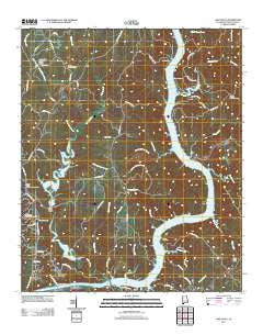Lake Nicol Alabama Historical topographic map, 1:24000 scale, 7.5 X 7.5 Minute, Year 2011