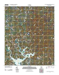 Lake Tuscaloosa North Alabama Historical topographic map, 1:24000 scale, 7.5 X 7.5 Minute, Year 2011