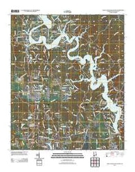 Lake Tuscaloosa South Alabama Historical topographic map, 1:24000 scale, 7.5 X 7.5 Minute, Year 2011