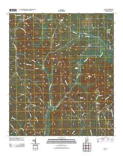 Land Alabama Historical topographic map, 1:24000 scale, 7.5 X 7.5 Minute, Year 2011