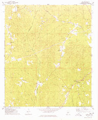 Land Alabama Historical topographic map, 1:24000 scale, 7.5 X 7.5 Minute, Year 1974