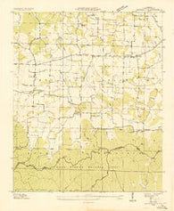 Landersville Alabama Historical topographic map, 1:24000 scale, 7.5 X 7.5 Minute, Year 1936