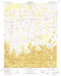 Landersville Alabama Historical topographic map, 1:24000 scale, 7.5 X 7.5 Minute, Year 1960