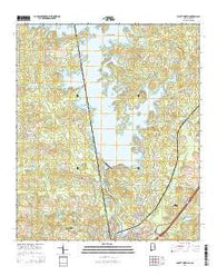 Lanett North Alabama Current topographic map, 1:24000 scale, 7.5 X 7.5 Minute, Year 2014