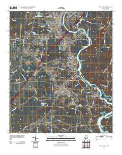 Lanett South Alabama Historical topographic map, 1:24000 scale, 7.5 X 7.5 Minute, Year 2011