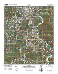 Lanett South Alabama Historical topographic map, 1:24000 scale, 7.5 X 7.5 Minute, Year 2011