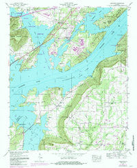 Langston Alabama Historical topographic map, 1:24000 scale, 7.5 X 7.5 Minute, Year 1947
