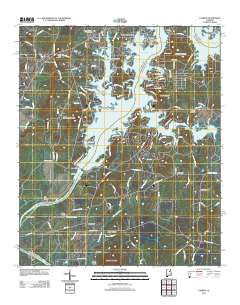 Laniers Alabama Historical topographic map, 1:24000 scale, 7.5 X 7.5 Minute, Year 2011