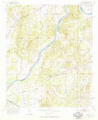Laniers Alabama Historical topographic map, 1:24000 scale, 7.5 X 7.5 Minute, Year 1951