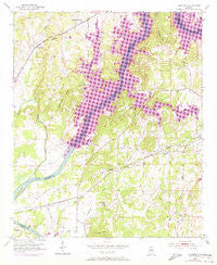 Laniers Alabama Historical topographic map, 1:24000 scale, 7.5 X 7.5 Minute, Year 1951