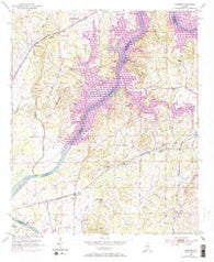 Laniers Alabama Historical topographic map, 1:24000 scale, 7.5 X 7.5 Minute, Year 1951