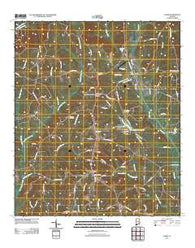 Lapine Alabama Historical topographic map, 1:24000 scale, 7.5 X 7.5 Minute, Year 2011