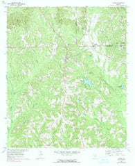 Lapine Alabama Historical topographic map, 1:24000 scale, 7.5 X 7.5 Minute, Year 1971
