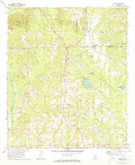 Lapine Alabama Historical topographic map, 1:24000 scale, 7.5 X 7.5 Minute, Year 1971