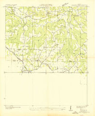 Lawrence Cove Alabama Historical topographic map, 1:24000 scale, 7.5 X 7.5 Minute, Year 1936