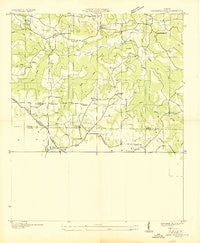 Lawrence Cove Alabama Historical topographic map, 1:24000 scale, 7.5 X 7.5 Minute, Year 1936